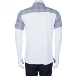 Pre Owned قميص رجالي دولتشي أند غابانا طبع كاروهات متباينه كاجوال XXL