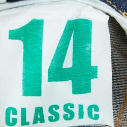 Pre Owned بنطلون جينز دولتشي أند غابانا أزرق بخياطة متباينة مقاس L