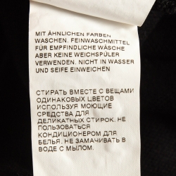 Pre Owned Dolce & Gabbana Black Leopard Print Collar Cotton Polo T-Shirt 5XL