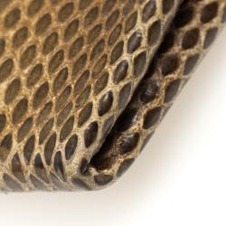Pre Owned Dolce and Gabbana Python Wallet 