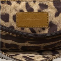 Pre Owned Dolce and Gabbana Python Wallet 