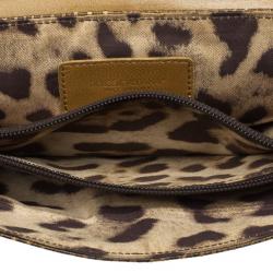 Pre Owned Dolce and Gabbana Python Wallet 