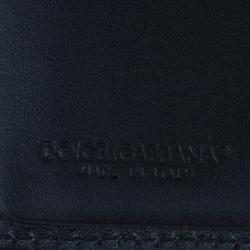 Pre Owned Dolce and Gabbana Pink Python Continental Wallet
