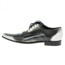 مملوكة مسبقًا Dolce and Gabbana Two Tone Leather Oxfords Size 41.5