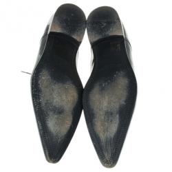 مملوكة مسبقًا Dolce and Gabbana Two Tone Leather Oxfords Size 41.5