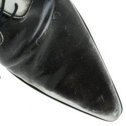 مملوكة مسبقًا Dolce and Gabbana Two Tone Leather Oxfords Size 41.5