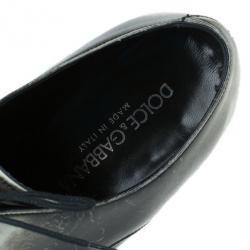 مملوكة مسبقًا Dolce and Gabbana Two Tone Leather Oxfords Size 41.5
