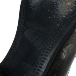 مملوكة مسبقًا Dolce and Gabbana Two Tone Leather Oxfords Size 41.5