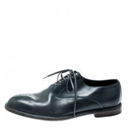Dolce and Gabbana Two Tone Brogue Leather Oxfords Size 43.5