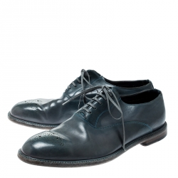 Dolce and Gabbana Two Tone Brogue Leather Oxfords Size 43.5