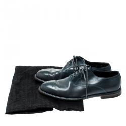 Dolce and Gabbana Two Tone Brogue Leather Oxfords Size 43.5