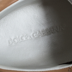 مملوكة مسبقًا Dolce & Gabbana Multicolor Suede Leather Parkour Low Top Sneakers Size 42