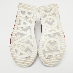 Pre Owned Dolce & Gabbana Tricolor Nylon and Leather NS1 Sneakers Size 43