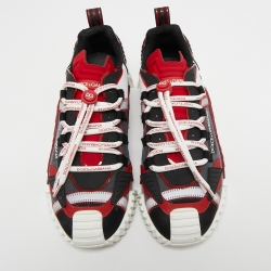 Pre Owned Dolce & Gabbana Tricolor Nylon and Leather NS1 Sneakers Size 43