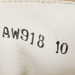 Pre Owned Dolce & Gabbana Grey Textured Suede Low Top Sneakers Size 44