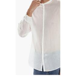 Pre Owned Dsquared2 White Cotton Voile Dropped Military Shirt M (IT 48)