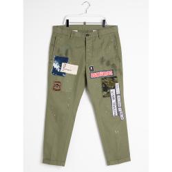 Dsquared2 Green Patched Chino Pants XXL (54)