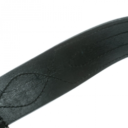 DSquared2 Black Leather Buckle Belt Size 100 CM