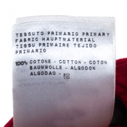 Dsquared2 Red Logo Embroidered Distressed Baseball Cap ( One Size )