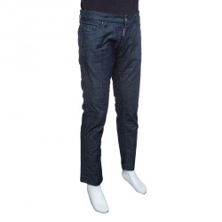 Pre Owned Dsquared2 Indigo Dark Wash Denim Dean Dan Straight Jeans XL