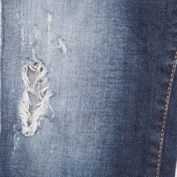 Pre Owned Dsquared2 Indigo Faded Effect Distressed Denim Skinny Skater Jeans S