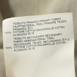 Pre Owned Dsquared2 Beige Cotton Arizona Printed V Neck T Shirt M