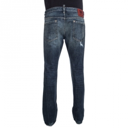 Pre Owned Dsquared2 Blue Medium Wash Denim Jeans M