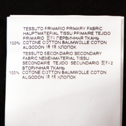 Pre Owned Dsquared2 Black Dsq2 Print Cotton Cool Fit T-Shirt M 