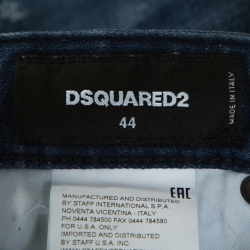 Dsquared2 Indigo Distressed Denim Cool Guy Jeans XS