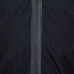 Pre Owned Dsquared2 Black Cotton Zipper Front Logo Print Windbreaker Shirt M