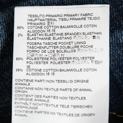 Pre Owned Dsquared2 Blue Distressed Denim Run Dan Jeans M Waist 32"