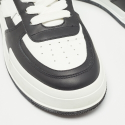 Dsquared2  White Leather Lace Up  Sneakers Size 41