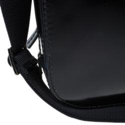 Dsquared2 Black Leather Men Travel Bag