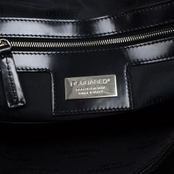 Dsquared2 Black Leather Men Travel Bag