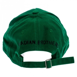 DSquared2 Green Maple Print Distressed Baseball Cap