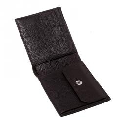 Alfred Dunhill dark Brown Leather Bifold Wallet