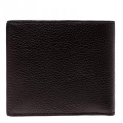 Alfred Dunhill dark Brown Leather Bifold Wallet