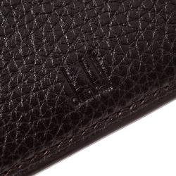 Alfred Dunhill dark Brown Leather Bifold Wallet