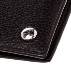 Alfred Dunhill dark Brown Leather Bifold Wallet