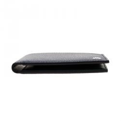 Dunhill Dark Blue Leather Bourdon Bifold Wallet