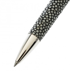 Pre Owned Dunhill Sidecar Shagreen Exotic Leather Limited Edition 1893 Chassis Ballpoint Pen