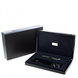 Pre Owned Dunhill Sidecar Shagreen Exotic Leather Limited Edition 1893 Chassis Ballpoint Pen