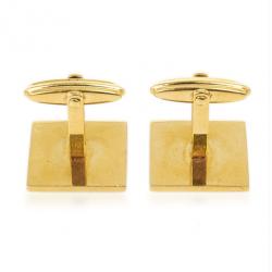 Dunhill Brushed Palladium and Gold Plated Cufflinks