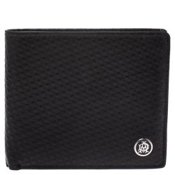 Dunhill Black Chassis Leather Bifold Wallet