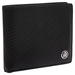 Dunhill Black Chassis Leather Bifold Wallet