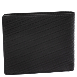 Dunhill Black Chassis Leather Bifold Wallet