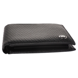 Dunhill Black Chassis Leather Bifold Wallet