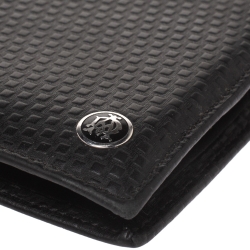 Dunhill Black Chassis Leather Bifold Wallet