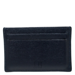 Dunhill Blue Leather Card Holder