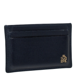Dunhill Blue Leather Card Holder